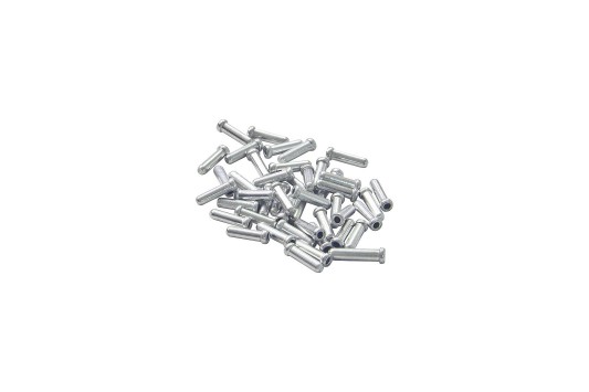 Derailleurs inner cable end cap 1,2mm AL 100 pcs