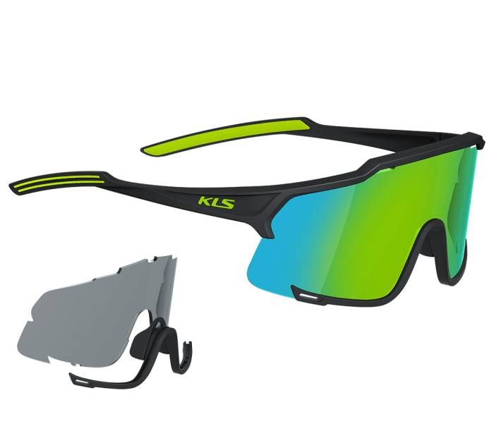 Szemüveg KELLYS DICE PHOTOCHROMIC, Shiny Black-Lime Black