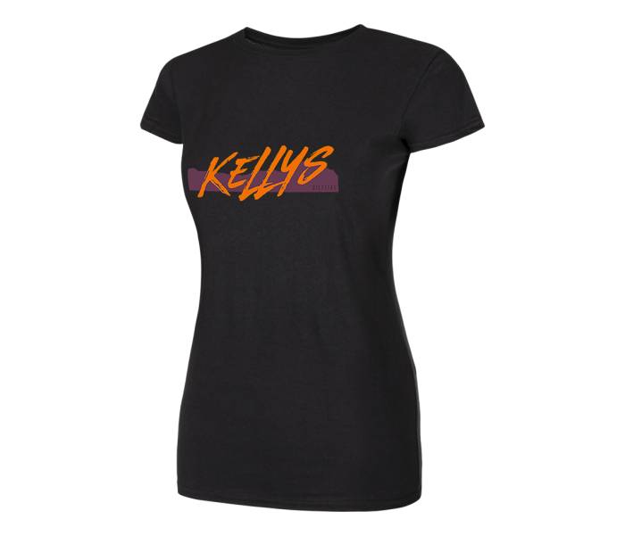 Póló KELLYS MODE FIT woman krátký rukáv Black - S S black