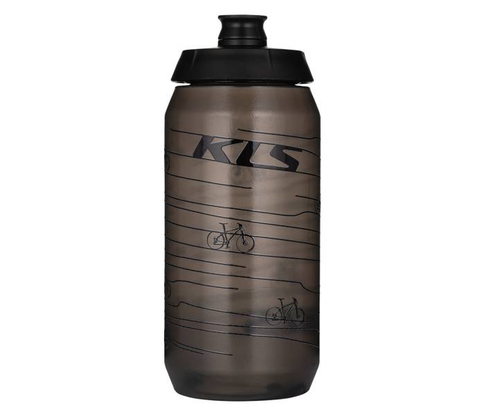 Kulacs KOLIBRI Transparent Black 550ml black