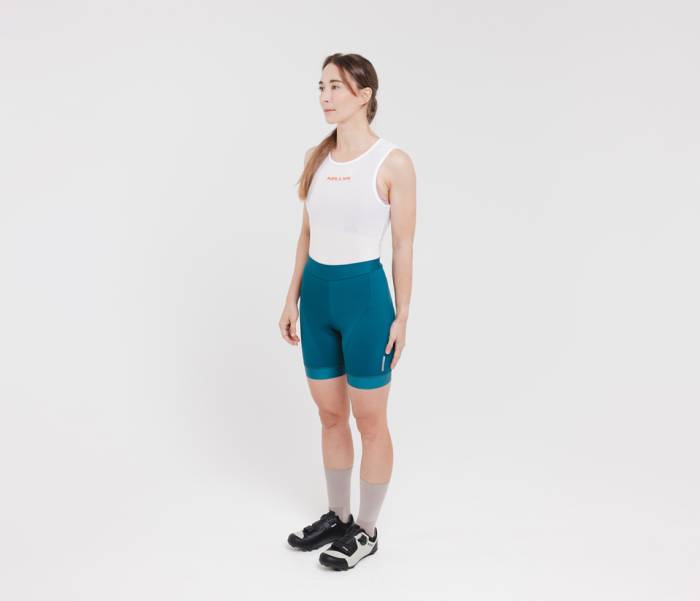 Nadrág KELLYS MADDIE 3 rövid betéttel petrol - XL XL