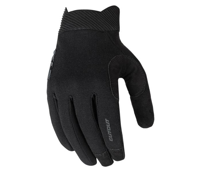 Kesztyű KLS CUTOUT LONG 025, black, M