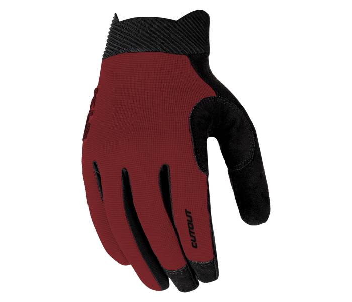 Kesztyű KLS CUTOUT LONG 025, terracota red, L