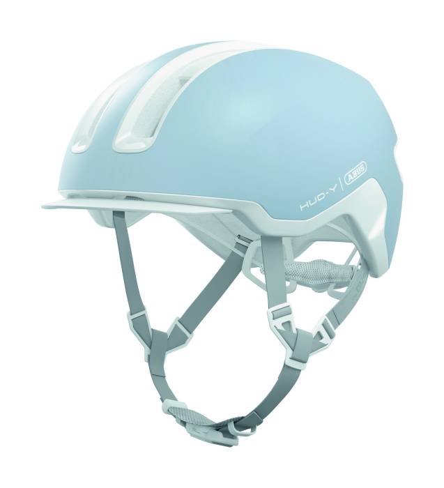 ABUS kerékpáros városi sisak Hud-Y, In-Mold,pure aqua L (57-61 cm)