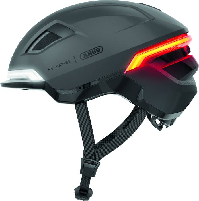 ABUS kerékpáros városi sisak HYP-E, In-Mold,volcano titan S (51-55 cm)