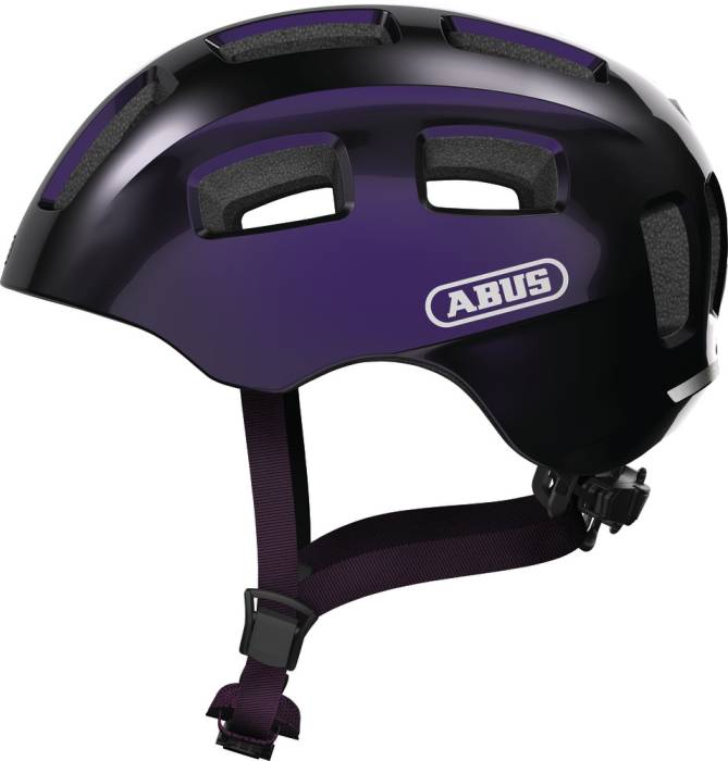 ABUS kerékpáros gyerek sisak Youn-I 2.0, In-Mold, black violet, M (52-57 cm)