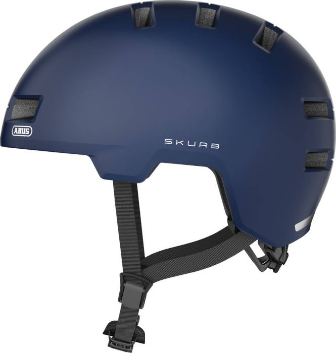 ABUS kerékpáros városi sisak Skurb, ABS, midnight blue, S (52-56 cm)