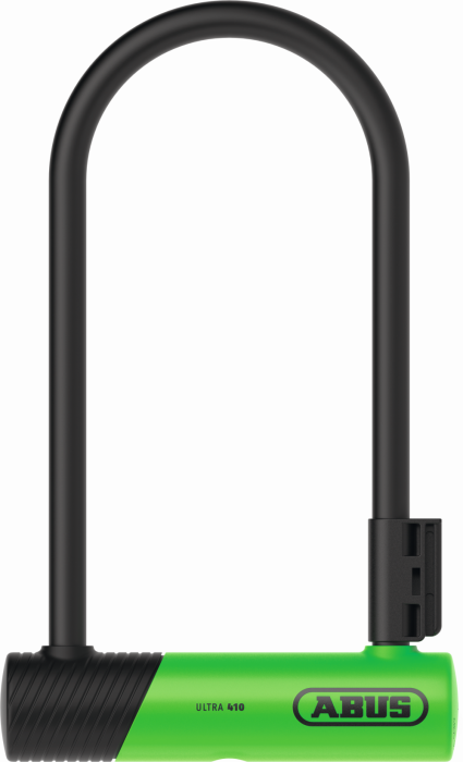 ABUS U-lakat Ultra 410K/170 HB230, USH tartóval, zöld