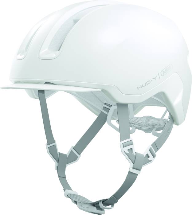 ABUS kerékpáros városi sisak Hud-Y, In-Mold, pure white, L (57-61 cm)