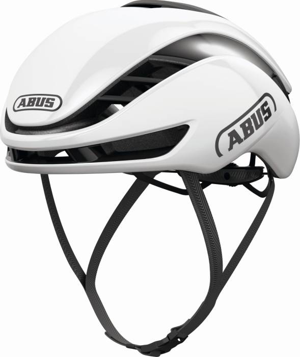ABUS kerékpáros sport sisak GameChanger 2.0 RF kerekebb fejméretre, In-Mold, shiny white M/L (57-61 cm)