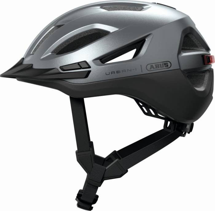 ABUS kerékpáros városi sisak Urban-I 4.0 ACE, In-Mold, graphite silver, XL (57-61 cm)
