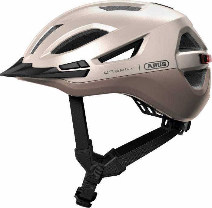 ABUS kerékpáros városi sisak Urban-I 4.0 ACE, In-Mold, champagne gold, M (54-58 cm)