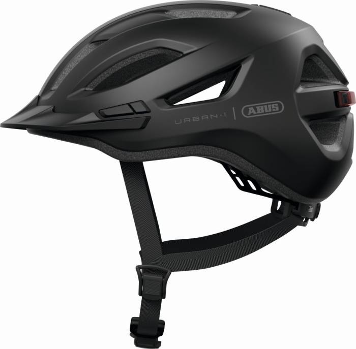 ABUS kerékpáros városi sisak Urban-I 4.0, In-Mold, velvet black, M (52-58 cm)