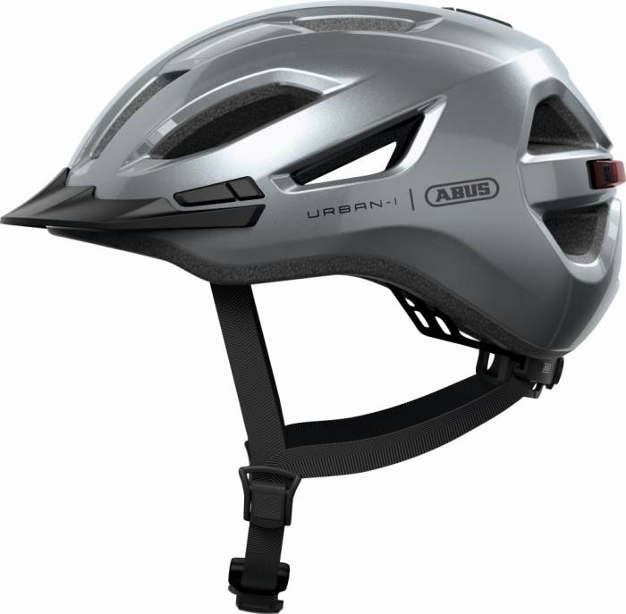 ABUS kerékpáros városi sisak Urban-I 4.0, In-Mold, graphite silver, L (57-61 cm)