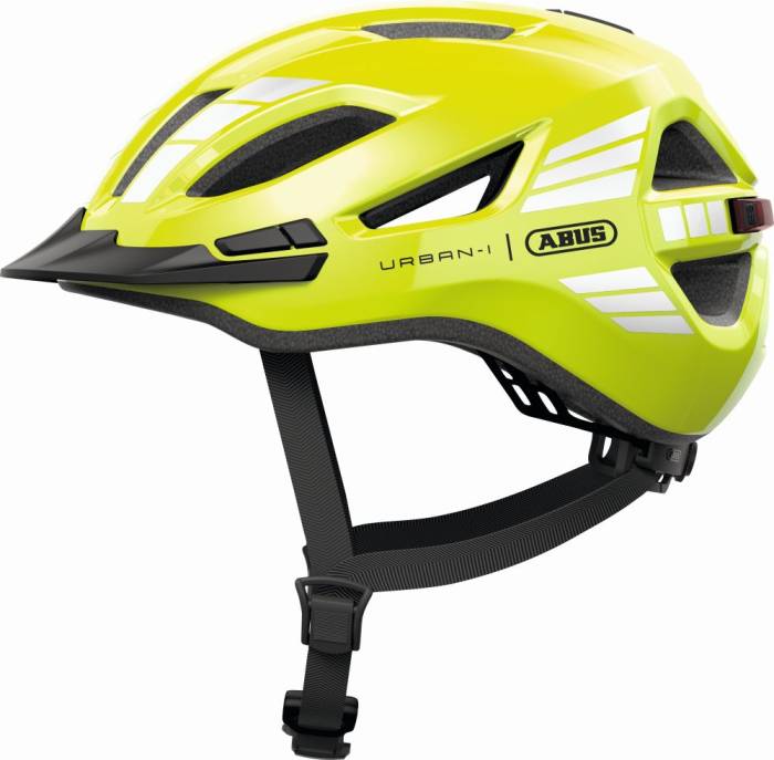 ABUS kerékpáros városi sisak Urban-I 4.0, In-Mold, signal yellow, XL (60-64 cm)