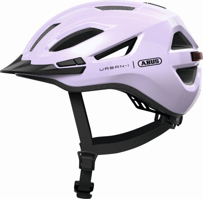 ABUS kerékpáros városi sisak Urban-I 4.0, In-Mold,light lavender, M (52-58 cm)