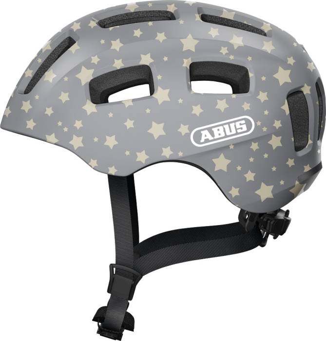 ABUS kerékpáros gyerek sisak Youn-I 2.0, In-Mold, grey star, S (48-54 cm)