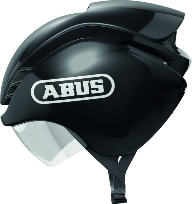 ABUS kerékpáros triatlon sisak GameChanger TRI, In-Mold, shiny black, S (51-55 cm)