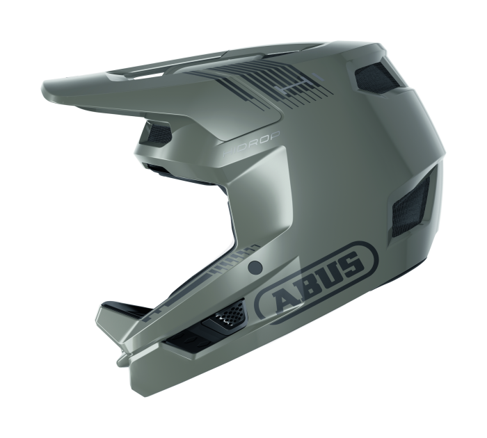 ABUS kerékpáros sport sisak HiDrop, In-Mold, dust grey M (57-58 cm)