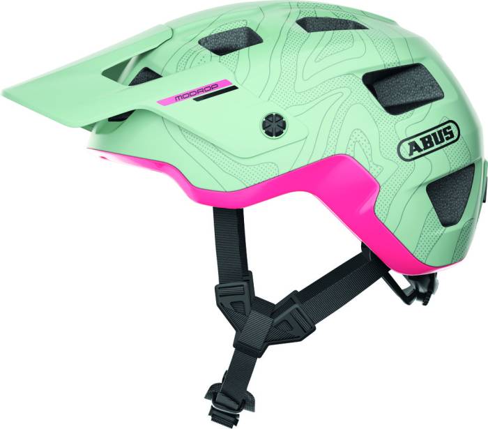 ABUS kerékpáros sport sisak MoDrop, In-Mold, iced mint, L (57-61 cm)