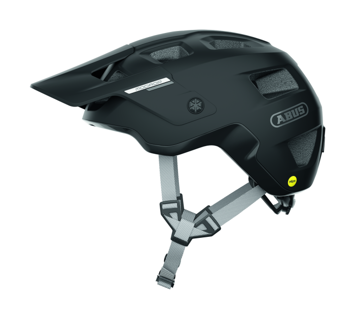 ABUS kerékpáros sport sisak MoDrop MIPS, In-Mold, muted black, L (57-61 cm)