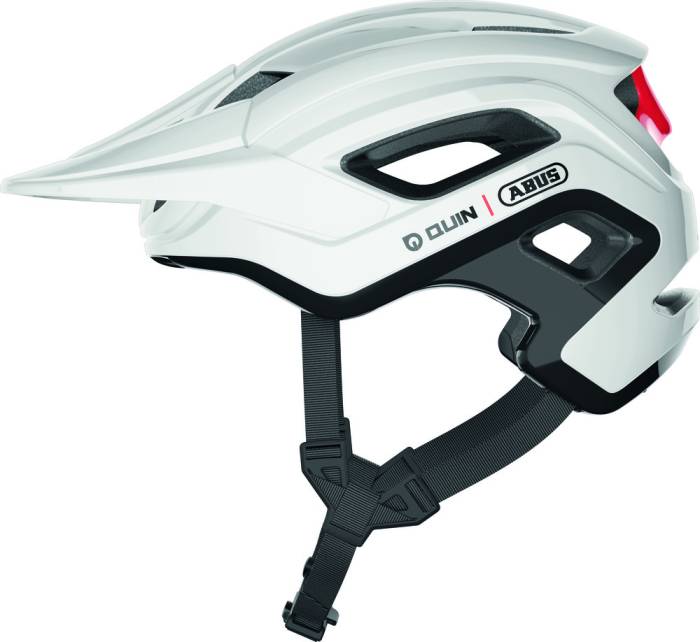 ABUS kerékpáros sport sisak Cliffhanger QUIN, In-Mold, shiny white, S (51-55 cm)