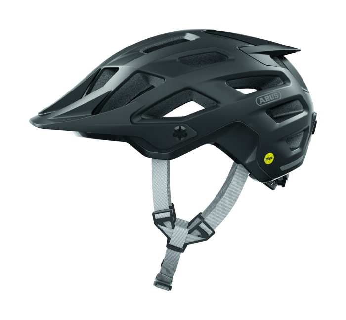 ABUS kerékpáros sport sisak Moventor 2.0 MIPS, In-Mold, muted black, M (54-58 cm)