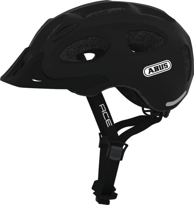 ABUS kerékpáros városi sisak Youn-I ACE, In-Mold, velvet black, M (52-57 cm)