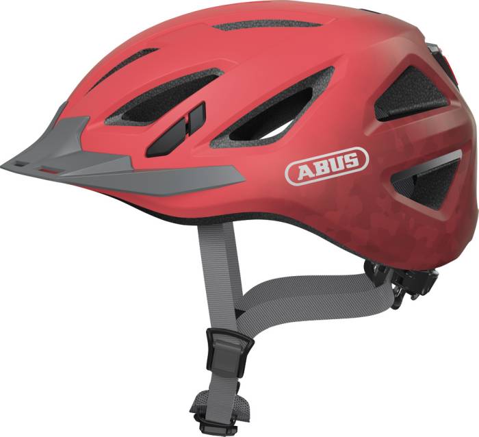 ABUS kerékpáros városi sisak Urban-I 3.0, In-Mold, living coral, S (51-55 cm)