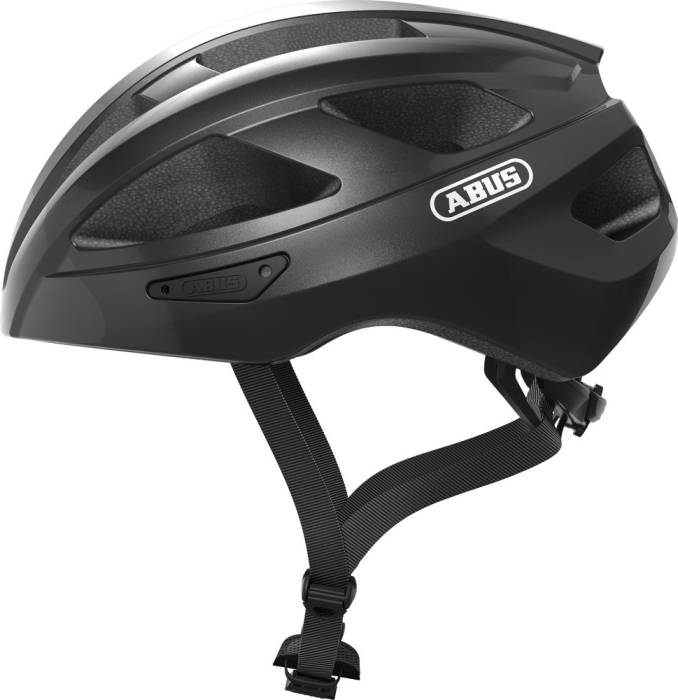 ABUS kerékpáros sport sisak Macator, In-Mold, titan (fényes), S (51-55 cm)