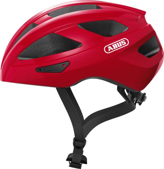 ABUS kerékpáros sport sisak Macator, In-Mold, blaze red, S (51-55 cm)