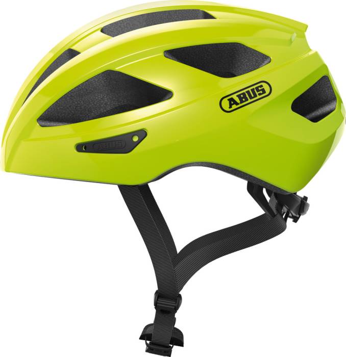 ABUS kerékpáros sport sisak Macator, In-Mold, signal yellow, S (51-55 cm)