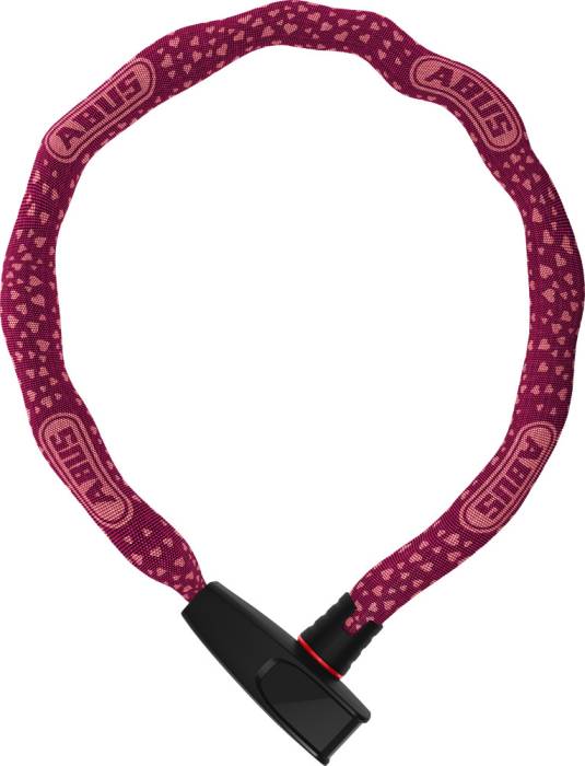 ABUS láncos lakat Catena Color 6806/75, cherry heart