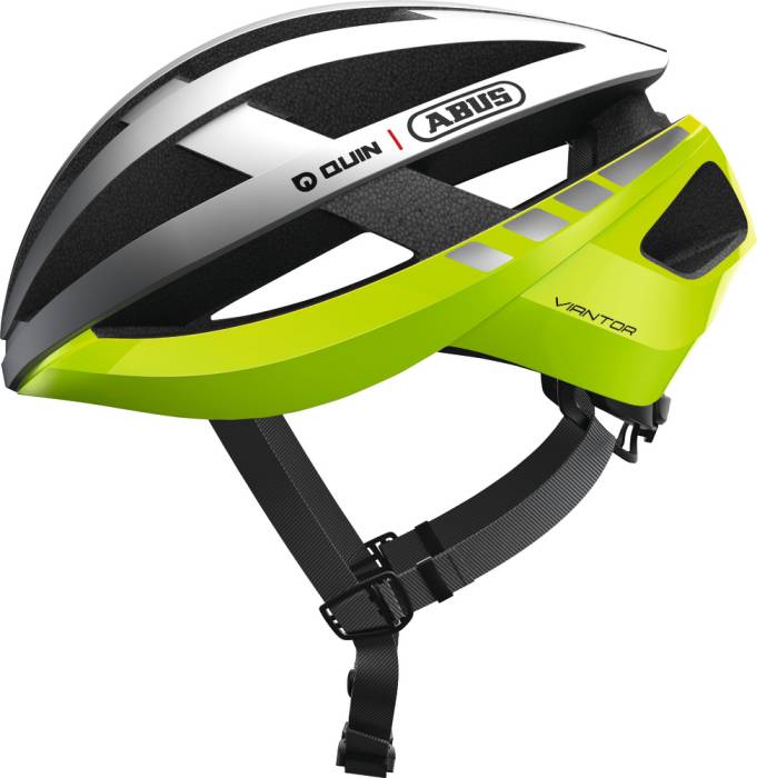 ABUS kerékpáros sport sisak Viantor QUIN, In-Mold, neon yellow, L (58-62 cm)