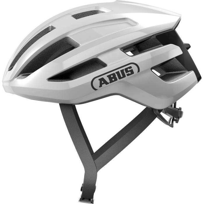 ABUS kerékpáros sport sisak Powerdome, In-Mold, shiny white, S (51-55 cm)