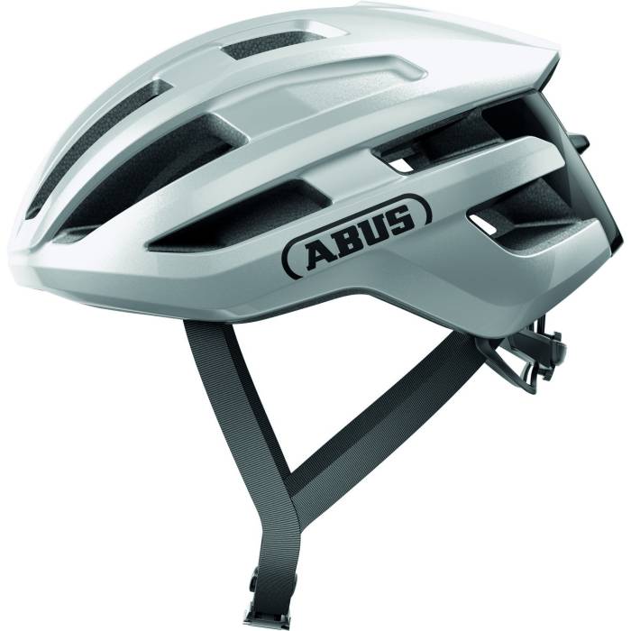 ABUS kerékpáros sport sisak Powerdome, In-Mold,  gleam silver M (54-58 cm)