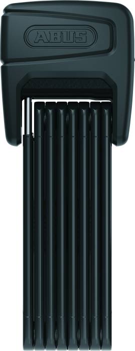 ABUS hajtogatható lakat riasztóval BORDO Alarm Big 6000AFP/120, ujjlenyomat olvasóval, SH tartóval, fekete