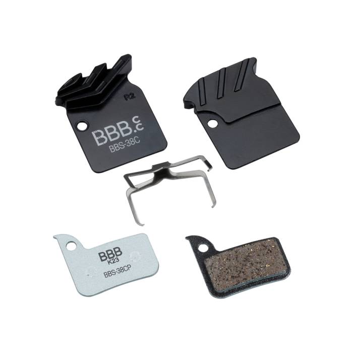 BBB Cycling kerékpáros hûtõbordás tárcsafék betét BBS-38C DiscStop Coolfin, hûtõborda + betét együtt, Sram Road kompatibilis