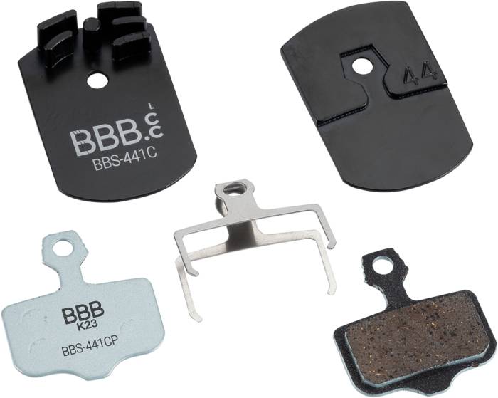 BBB Cycling kerékpáros hûtõbordás tárcsafék betét BBS-441C DiscStop Coolfin, hûtõborda + betét együtt, Avid Elixir kompatibilis