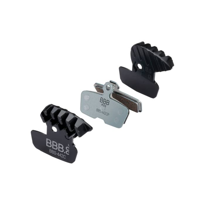 BBB Cycling kerékpáros hûtõbordás tárcsafék betét BBS-442C DiscStop Coolfin, hûtõborda + betét együtt, Avid Code R kompatibilis
