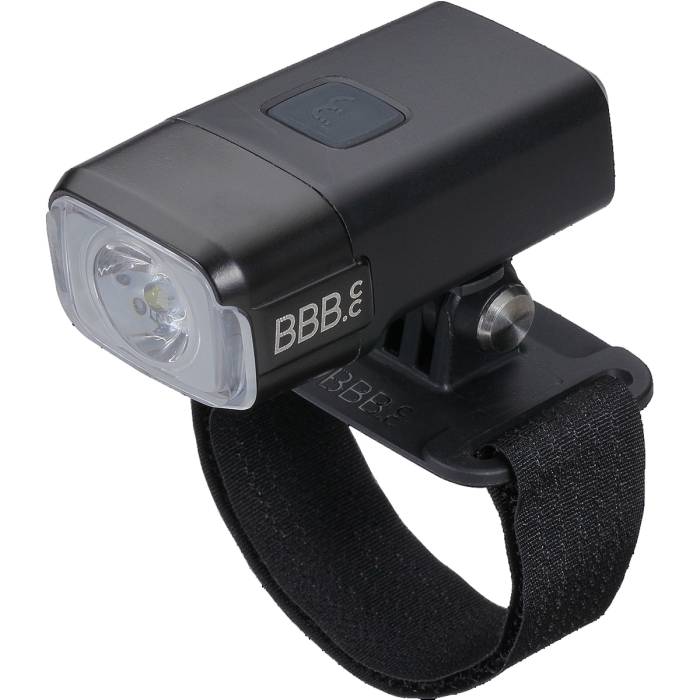 BBB Cycling kerékpáros elsõ lámpa sisakra BLS-162 AdventureStrike, 600 lumen, 3 mód, micro USB tölthetõ 2000mAh akku, tépõzáras GoPro felfogatással