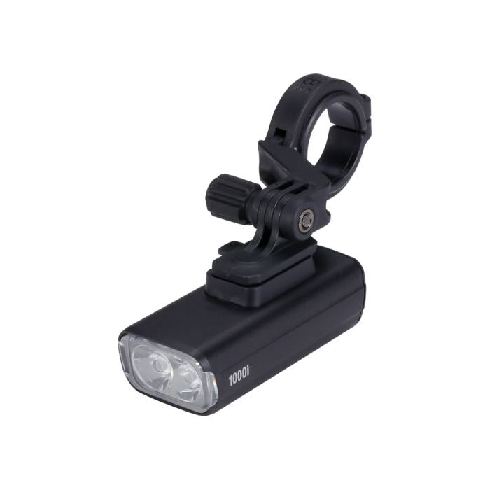 BBB Cycling kerékpáros elsõ lámpa BLS-267i NanoStrike 1000i Plus, 1000 lumen, 7 mód, USB-C tölthetõ akku, centermount 2.0 felfogatás, visszajelzõvel, vezeték nélküli távirányítóval (BLS-178i)