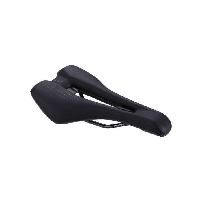 BBB Cycling kerékpáros nyereg BSD-158 Echelon Comfort, unisex, sportos kerékpározási testtartáshoz, 165mm széles, fekete