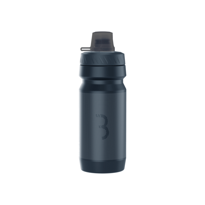 BBB Cycling kerékpáros kulacs BWB-12 AutoTank Mudcap, 550ml, auto szeleppel, kupakkal, BPA mentes, mosogatógépben is mosható, fekete