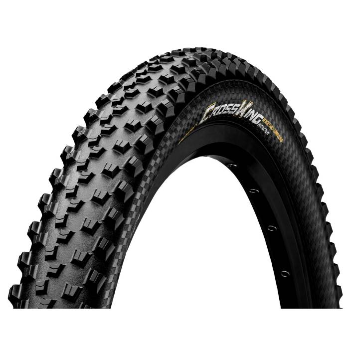 Continental MTB kerékpáros külsõ gumi 65-584 Cross King ProTection 27,5x2,6, tubeless ready, fekete/fekete, Skin hajtogathatós