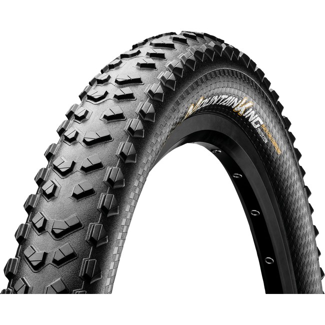 Continental MTB kerékpáros külsõ gumi 70-584 Mountain King ProTection 27,5x2,8, tubeless ready, fekete/fekete, Skin hajtogathatós