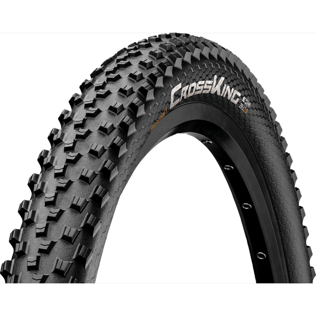 Continental kerékpáros külsõ gumi 50-406 Cross King 20x2,0 fekete/fekete, Skin