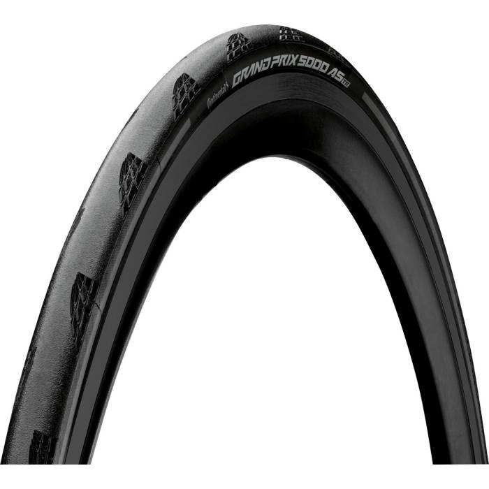 Continental országúti kerékpáros külsõ gumi 25-622 Grand Prix 5000 AllSeason TR 700x25C, hookless felni kompatibilis, tubeless ready, fekete/fekete, reflektoros