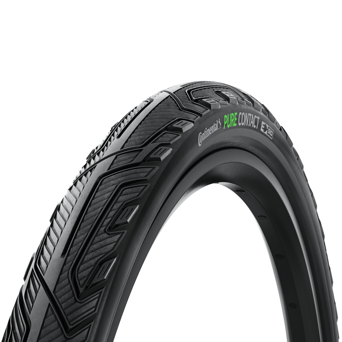 Continental kerékpáros külsõ gumi 55-584 Pure CONTACT 27,5x2,2 fekete/fekete, Skin grafit reflektoros, hajtogathatós - 1 éves defektgaranciával