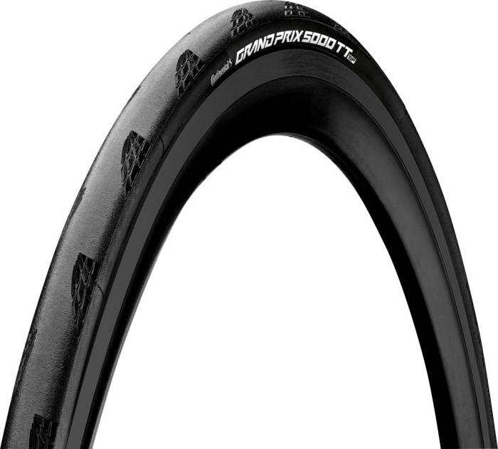 Continental országúti kerékpáros külsõ gumi 25-622 Grand Prix 5000 TT TR Tour de France Limited 700x25C, hookless felni kompatibilis, tubeless ready, fekete/fekete, hajtogathatós